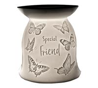 Cello Special Friend Brûleur à huile et cire en forme de papillon, superbe décoration d'ami. À utiliser comme brûleur de cire ou brûleur d'huiles essentielles et parfumez votre chambre. Cadeau idéal