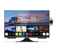 Cello Téléviseur Intelligent sans Cadre C2224WSF 12V 22 Pouces avec Lecteur DVD intégré, WebOS Play Ultra-Rapide, Haut-parleurs au Son Parfait, Bluetooth - Petit téléviseur pour Camping-Cars