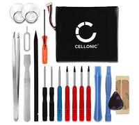 CELLONIC 1x Batterie pour Console de Jeux Compatible avec Nintendo Switch, HAC-S-JP/EU-C0, HAC-001 - (3600mAh, 3.7V) + kit d'outils