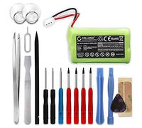 CELLONIC 1x Batterie pour Console de Jeux Compatible avec nVidia Shield Game Controller, Shield TV Game Controller, P2920, HFR-50AAJY1900x2(B) - (1800mAh, 2.4V) + kit d'outils