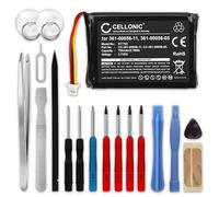 CELLONIC 1x Batterie pour GPS/Navigation Compatible avec Garmin Camper 770 LMT-D, Nüvi 42, Nüvi 2689, 361-00056-05 - (750mAh, 3.7V) + kit d'outils