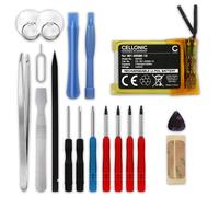 CELLONIC 1x Batterie pour Montre connectée et Bracelet de Fitness Compatible avec Garmin Venu, Instinct, Fenix 6S Pro, 361-00086-12 - (170mAh, 3.8V) + kit d'outils 17pcs