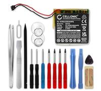 CELLONIC 1x Batterie pour Montre connectée et Bracelet de Fitness Compatible avec Tomtom Runner 3, Runner 1, Spark Cardio Music GPS, AHB332824HPS - (200mAh, 3.7V) + kit d'outils 17pcs