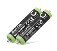 CELLONIC 2X Batterie Compatible avec Braun 190s, 390cc, 1000, 10B, 67030922