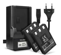 CELLONIC 2X Batterie Compatible avec Canon Digital IXUS 400, 500, CB-2LS | 850mAh, 3.7V, Lithium Ion pour Canon Digital IXUS 430, 300, V2, V3, Digital IXUS V, PowerShot S230, S400, S300, S500, 330
