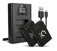 CELLONIC 2X Batterie Compatible avec Canon EOS 100D, M, LC-E12