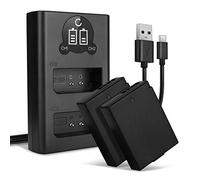 CELLONIC 2X Batterie Compatible avec Canon EOS 1100D, 1200D, LC-E10