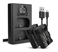 CELLONIC 2X Batterie Compatible avec Canon EOS 5D Mark II, III, IV, CBC-E6