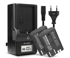 CELLONIC 2X Batterie Compatible avec Canon PowerShot G5, G2, G6, G3, BP-508 | 1600mAh, 7.4V, Lithium Ion pour Canon PowerShot Pro1, G1, MV700, MV100, ZR10, ZR90, FV100, MVX150i, MVX2i, PowerShot Pro90 IS