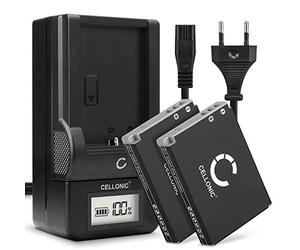 CELLONIC 2X Batterie Compatible avec Canon PowerShot SX210 is, SX200, NB-5L | 1120mAh, 3.7V, Lithium Ion pour Canon PowerShot SX220 HS, SX230, Digital IXUS 90 IS, 870, 980, 860, 850, Digital IXUS 900 Ti