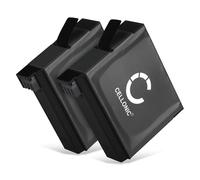 CELLONIC 2X Batterie Compatible avec GoPro Hero 4, 335-06532-000, AHDBT-401 | 1160mAh, 3.8V, Lithium Ion pour GoPro Hero 4 Black, Hero 4 Silver