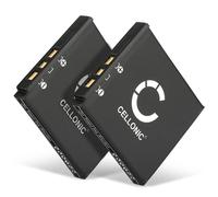 CELLONIC 2X Batterie Compatible avec Kodak Easyshare M863, M341, KLIC-7001 | 700mAh, 3.7V, Lithium Ion pour Kodak Easyshare M341, M753, M340, M853, V550, M1063, V570, V705, M763, Easyshare M1073 IS