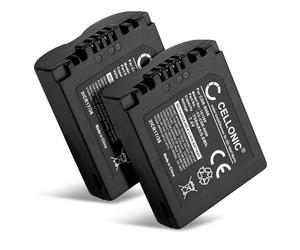 CELLONIC 2X Batterie Compatible avec Leica D-LUX 2, 3, 4, V-LUX 1, BP-DC5