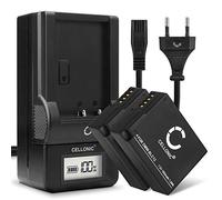 CELLONIC 2X Batterie Compatible avec Leica Q (Typ 116), V-LUX 4, 5, BP-DC12