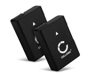 CELLONIC 2X Batterie Compatible avec Nikon D3300, D3500, D3100, DF, EN-EL14 | 1050mAh, 7.4V, Lithium Ion pour Nikon D3200, D5200, D5600, D5300, D5100, D3400, D5500, Coolpix P7000, P7100, P7800, P7700