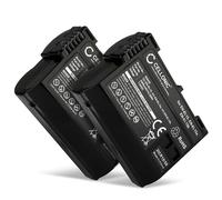 CELLONIC 2X Batterie Compatible avec Nikon ZR, D850, 1 V1, D7500, EN-EL15 | 2000mAh, 7V, Lithium Ion pour Nikon D750, D500, Z6 II, D7000, D800, D7200, D7100, Z7, D810, D610, D600, Z 8, D800E, 7II, 5, 6