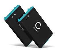 CELLONIC 2X Batterie Compatible avec Nintendo Gameboy Advance SP, AGS-001 | 900mAh, 3.7V, Lithium Ion pour Nintendo AGS-003, SAM-SPRBP
