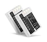 CELLONIC 2X Batterie Compatible avec Olympus C-5060 WideZoom, C-7070, BLM-1 | 1600mAh, 7.4V, Lithium Ion pour Olympus C-8080 WideZoom, E-1, E-3, E-30, E-300, E-330, E-5, E-500, E-510, E-520, BLM-5