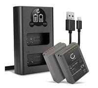 CELLONIC 2X Batterie Compatible avec Olympus Om-D E-M1, E-M5, Pen-F, BCN-1 | 1140mAh, 7.4V, Lithium Ion pour Olympus OM-D E-M5 Mark II, Pen E-P5, BLN-1