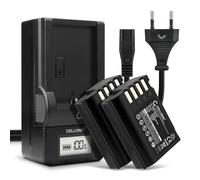 CELLONIC 2X Batterie Compatible avec Panasonic Lumix DC-G9 II, DC-GH5
