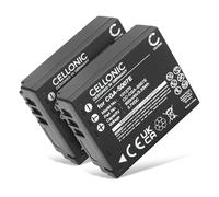 CELLONIC 2X Batterie Compatible avec Panasonic Lumix DMC-TZ1, CGA-S007