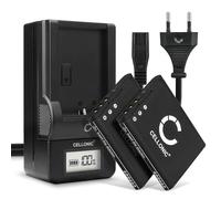 CELLONIC 2X Batterie Compatible avec Pentax Optio E71, H90, i90, D-LI88