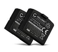 CELLONIC 2X Batterie Compatible avec Sennheiser EKI 830, HDI, 500898, BA300 | (150mAh-3.7V-Lithium Polymère) pour Sennheiser RI 410 (IS 410), 830 (Set 830 TV), 840 840, RR 4200, S, RS, 2, II, BA 300