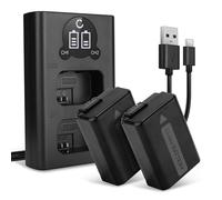 CELLONIC 2X Batterie Compatible avec Sony A6100 ILCE-6100, ILCE-QX1