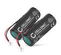 CELLONIC 2X Batterie Compatible avec Wella Xpert HS71, Carvis HS75, 1531582 | 1400mAh, 3.7V, Lithium Ion pour Wella Xpert HS71 Profi, 1/UR18500L