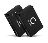 CELLONIC 2X Batterie pour Appareil Photo Compatible avec Canon EOS M50, PowerShot SX70 HS, EOS 100D, LP-E12 - (820mAh, 7.4V)