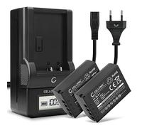 CELLONIC 2X Batterie pour Appareil Photo Compatible avec Olympus Om System Om-1, BCX-1 - (2260mAh, 7.2V) + Chargeur