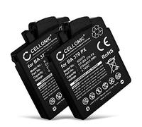 CELLONIC 2X Batterie pour Casque Micro Compatible avec Sennheiser MM 400, MM 450 X, MM 400 X, BA370 - (270mAh, 3.7V)