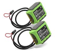 CELLONIC 2X Batterie pour Domotique/Smart Home Compatible avec Velux Integra Solar, KSX 100K, 865103 - (2000mAh, 10.8V)