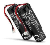 CELLONIC 2X Batterie pour Rasoirs & Tondeuses Compatible avec Wahl Legend, Super Taper Cordless, Cordless Magic Clip, 93837-001 - (3400mAh, 3.7V)