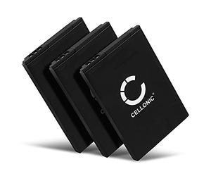 CELLONIC 3X Batterie Compatible avec Siemens Gigaset SL400, 4250366817255 | 850mAh, 3.7V, Lithium Ion pour Siemens Gigaset SL450HX, SL750H, x656, Unify OpenStage WL3, 52-S2352-R141, L30250-F600-C230