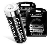 CELLONIC 4X Batterie pour GPS/Navigation Compatible avec Garmin eTrex 32x, Montana 700, eTrex 30, 010-11874-00 - (2600mAh, 1.2V)