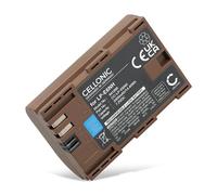 CELLONIC Batterie Compatible avec Blackmagic Pocket Cinema 4k, Canon LP-E6 | 2000mAh, 7.4V, Lithium Ion pour Canon XC10, XC15, EOS 5D Mark II, EOS 5D Mark III, 5DS, 60D, 60Da, 6D, 70D, 7D, 80D, 90D, R6
