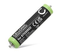 CELLONIC Batterie Compatible avec Braun 190s, 350CC, Cruzer 6, 3, 67030922 | 700mAh, 1.2V, NiMH pour Braun 3000, LS5560, 390cc, Cruzer 4, 2, 340, 370CC, 3010, MG5050, MG5090, Smart Control 3, 360, 195S