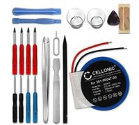CELLONIC Batterie Compatible avec Garmin Approach S2, S4, S3, 361-00047-00 | 200mAh, 3.7V, Lithium Ion pour Garmin Forerunner 110, 210, Approach S1, 361-00064-00