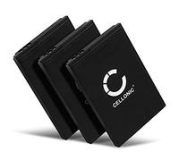 CELLONIC, Batterie Compatible avec Siemens Gigaset SL400, Gigaset SL450HX, Gigaset SL78H (850mAh, 3.7V) 3X Batterie de Remplacement V30145-K1310-X445