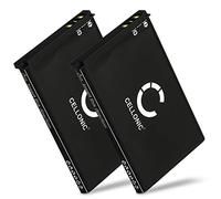 CELLONIC, Batterie Compatible avec Siemens Gigaset SL910, Gigaset SL910A, Gigaset SL910H (1050mAh, 3.7V) 2X Batterie de Remplacement V30145-K1310K-X447,V30145-K1310K-X447-0-HY,V30145-K1310-X447
