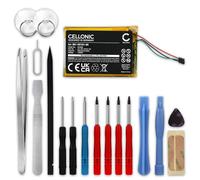 CELLONIC, Batterie GPS Compatible avec Garmin Edge 530, Edge 830 (900mAh, 3.8V) + kit d'outils 17pcs Batterie de Remplacement 361-00121-00, 361-00121-10