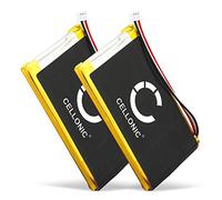 CELLONIC, Batterie GPS Compatible avec Tomtom SatNav, GO 730, GO 720 (1300mAh, 3.7V) 2X Batterie de Remplacement AHL03714000,VF8