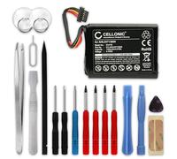 CELLONIC, Batterie GPS Compatible avec Tomtom Via Live 120, 125, 120 Live Western Europe, GO Live 820 Europe, XL Live, VF3A (1100mAh, 3.7V) + kit d'outils 17pcs Batterie de Remplacement VF3A
