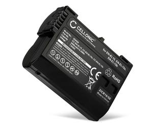 CELLONIC, Batterie pour Appareil Photo Compatible avec Nikon D850, D750, D7500 (2000mAh) 1x