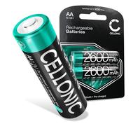 CELLONIC, Batterie pour Babyphone Compatible avec Philips Avent SCD713, Avent SCD560, Avent SCD580 (2600mAh) 2X