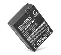 CELLONIC, Batterie pour Caméra, Compatible avec GoPro Hero 3 Silver, 3 White, AHDBT-201, 3 (3.7V, 1180mAh)