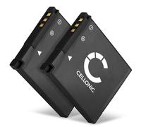 CELLONIC, Batterie pour Caméra, Compatible avec Kodak PIXPRO SPZ1, LB-050, FZ151, LB-052, FZ152 (3.7V, 730mAh) 2 Pièces