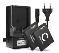 CELLONIC, Batterie pour Caméra, Compatible avec Kodak PIXPRO SPZ1, LB-050, FZ151, LB-052, FZ152 (3.7V, 730mAh) 2 Pièces + Chargeur