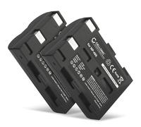 CELLONIC, Batterie pour Caméra Compatible avec Konica Minolta NP-400, DiMAGE Dynax 5D, 7D, A2 (7.4V, 1600mAh) 2 Pièces